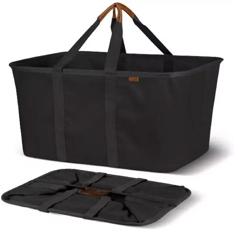 Panier à linge fourre-tout pliable, polyester recyclé, capacité de 50L, conception pop-up – 56 cm L x 56 cm l x 43 cm H
