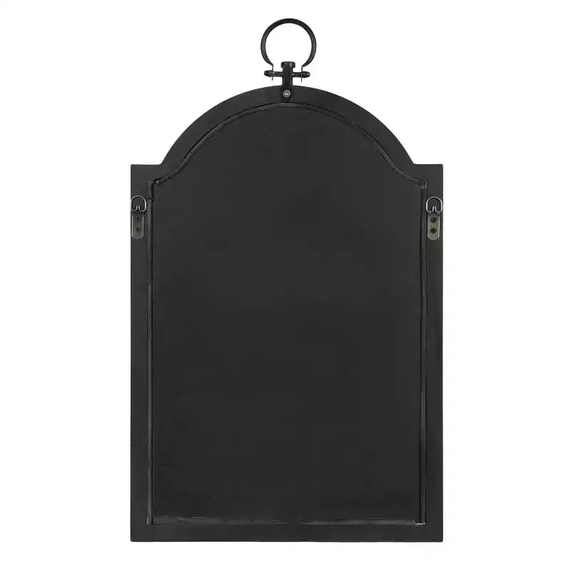 Miroir Mural Cintre Noir 45,7x76,2 cm – Style Ferme, Mural