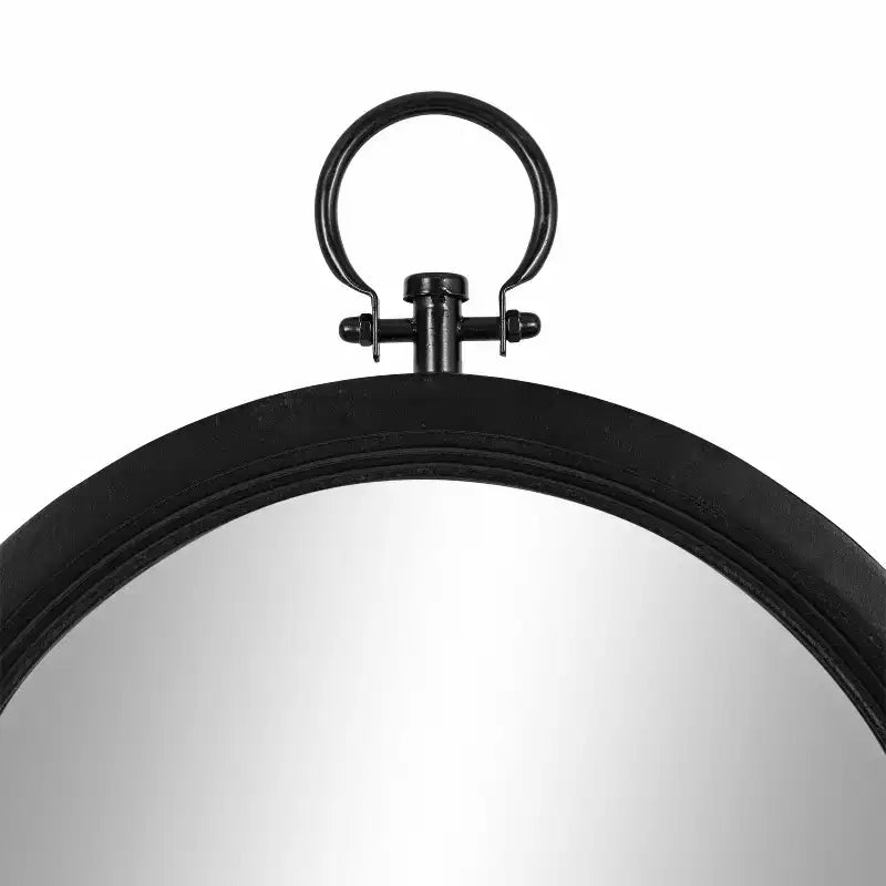 Miroir Mural Cintre Noir 45,7x76,2 cm – Style Ferme, Mural