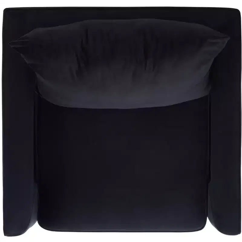 Fauteuil club capitonné avec pieds chromés – Assise 60,5 cm (L) x 50 cm (P) x 48 cm (H), Supporte 125 kg, Mélange de coton