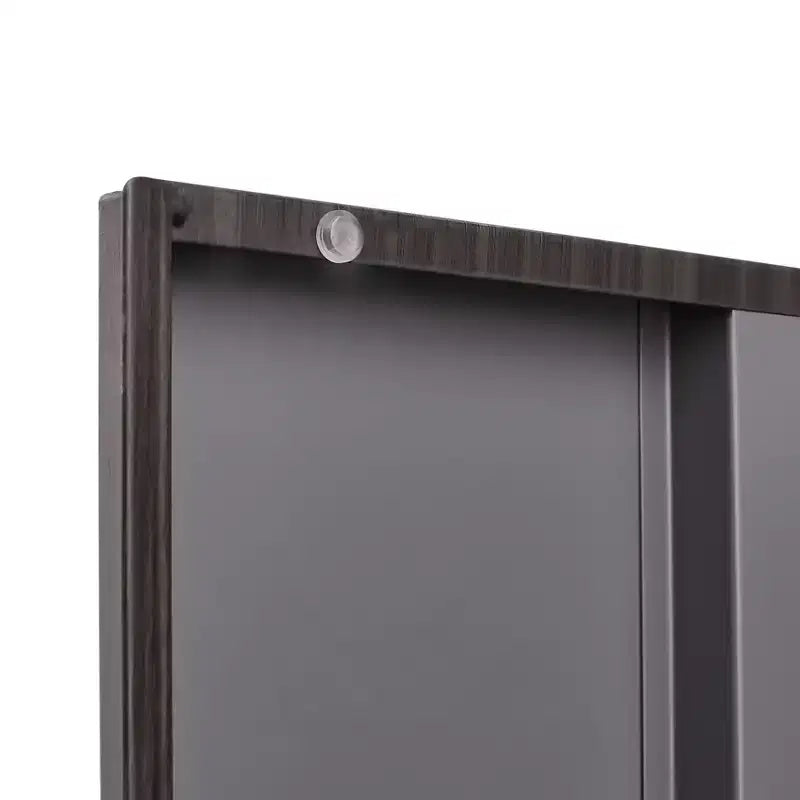 Armoire de rangement pliante en métal de 27,5 po avec portes verrouillables et étagères réglables, noir