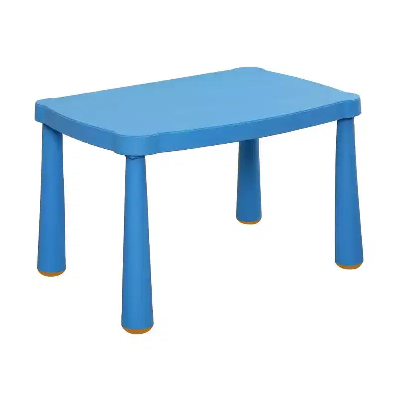 Table d'activité rectangulaire pour enfants avec coins de sécurité arrondis