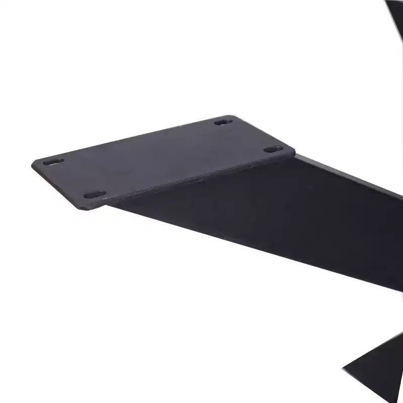 Pieds de table carrés en acier robustes avec plaques de montage pré-percées