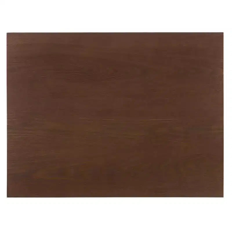 Table d'appoint marron noyer avec pieds en bois – 50,8 cm (H) x 60 cm (l) x 46 cm (P), supporte 22,7 kg