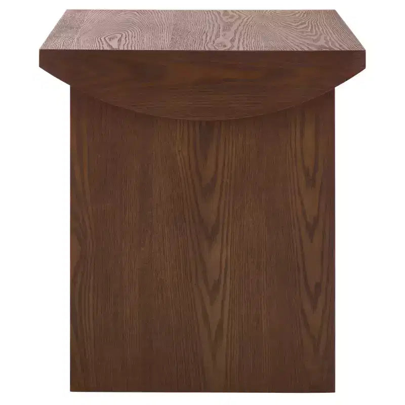 Table d'appoint marron noyer avec pieds en bois – 50,8 cm (H) x 60 cm (l) x 46 cm (P), supporte 22,7 kg