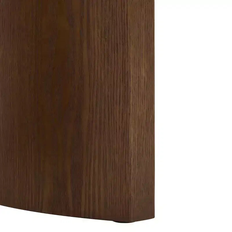 Table d'appoint marron noyer avec pieds en bois – 50,8 cm (H) x 60 cm (l) x 46 cm (P), supporte 22,7 kg