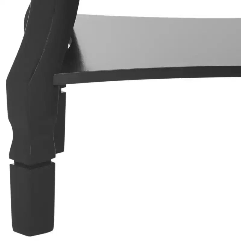 Table de chevet en hévéa à 1 tiroir avec étagère ouverte