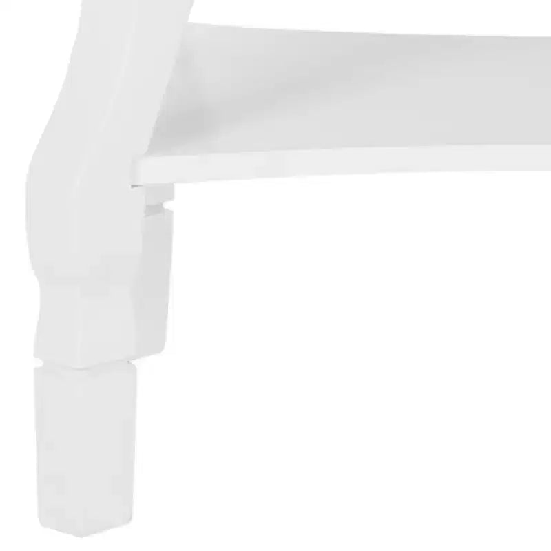 Table de chevet en hévéa à 1 tiroir avec étagère ouverte