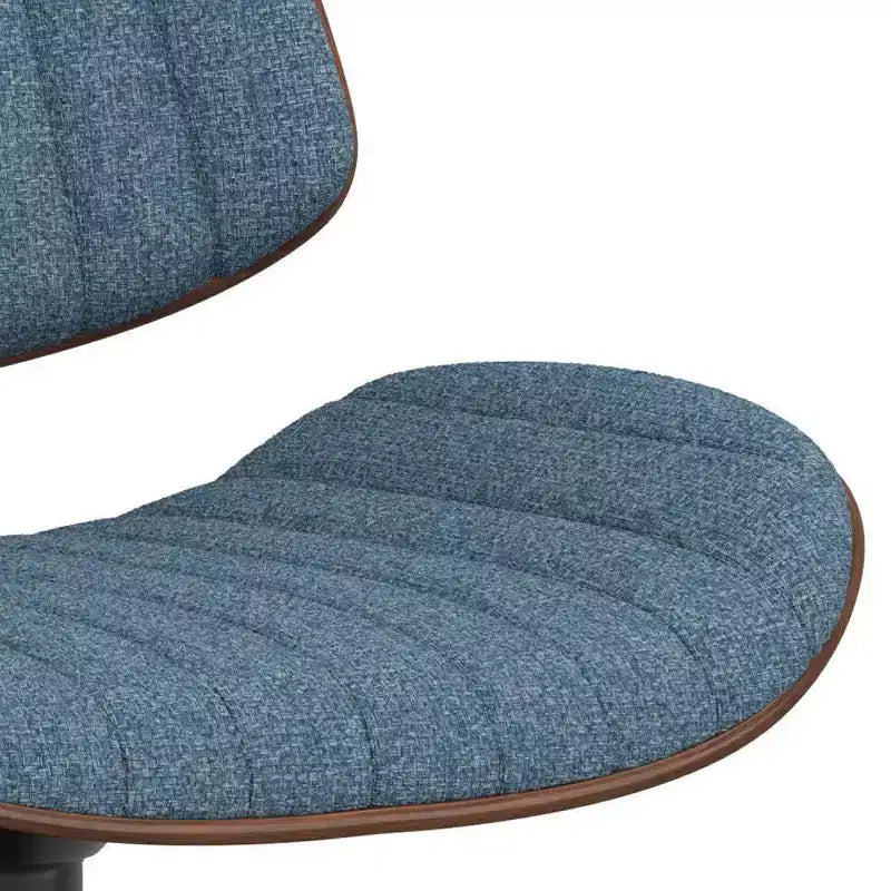 Tabouret de bar pivotant réglable, hauteur comptoir, cadre en métal, assise en mousse, sans accoudoirs, dossier mi-hauteur – Hauteur d'assise 63,5 cm-83,8 cm, supporte 113,4 kg